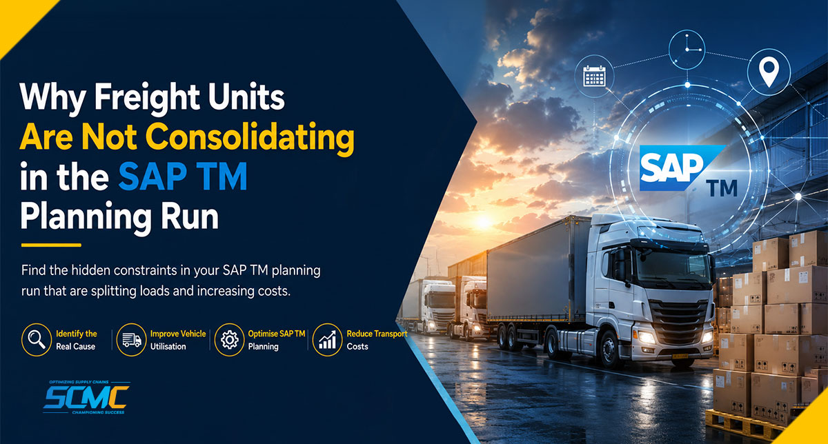 Why Freight Units Are Not Consolidating in the SAP...