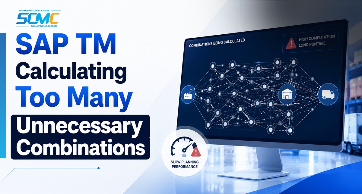 sap tm slow planning
